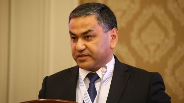 Председатель центрального совета Союза молодежи Узбекистана и госсоветник президента по вопросам молодежной политики Кахрамон Куранбаев - Sputnik Кыргызстан