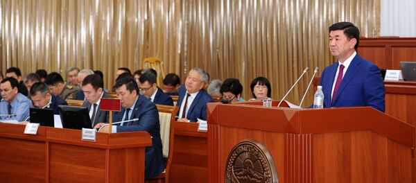 Отчет о работе правительства КР за 2017 год в ЖК - Sputnik Кыргызстан