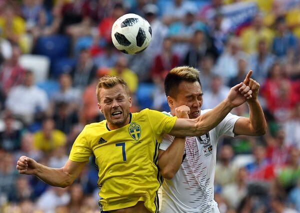 Футбол. ЧМ-2018. Матч Швеция - Республика Корея Футбол. ЧМ-2018. Матч Швеция - Республика Корея - Sputnik Кыргызстан