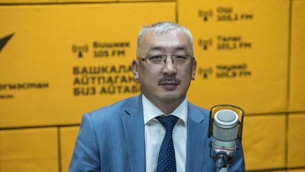 Председатель Госкомитета промышленности, энергетики и недропользования КР Уланбек Рыскулов - Sputnik Кыргызстан