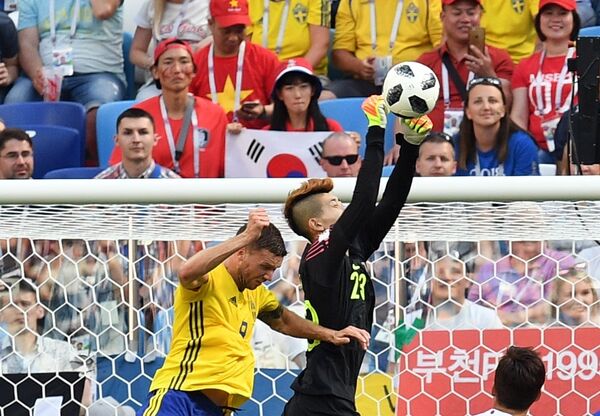 Футбол. ЧМ-2018. Матч Швеция - Республика Корея Футбол. ЧМ-2018. Матч Швеция - Республика Корея - Sputnik Кыргызстан