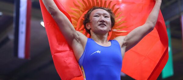 Борец из Кыргызстана Айсулуу Тыныбекова. Архивное фото - Sputnik Кыргызстан