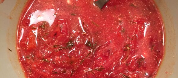 Чашка с борщом - Sputnik Кыргызстан