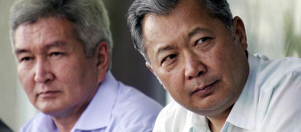 Президент Кыргызстана Курманбек Бакиев и премьер-министр Феликс Кулов - Sputnik Кыргызстан