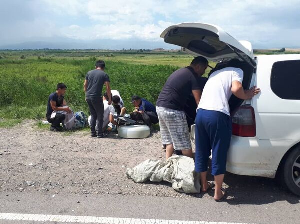 ДТП на трассе Бишкек — Нарын — Торугарт - Sputnik Кыргызстан