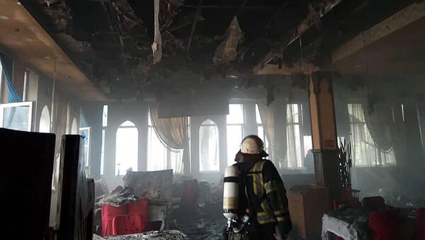 Пожар в одном из бишкекских ресторанов - Sputnik Кыргызстан
