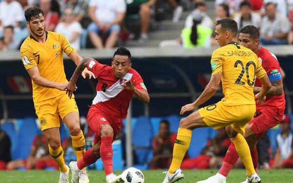 Сборная Австралии проиграла команде Перу в рамках группового этапа Чемпионата мира по футболу со счетом 2:0. - Sputnik Кыргызстан