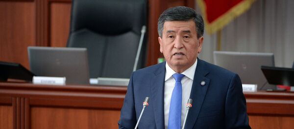 Президент Кыргызстана Сооронбай Жээнбеков. Архивное фото - Sputnik Кыргызстан