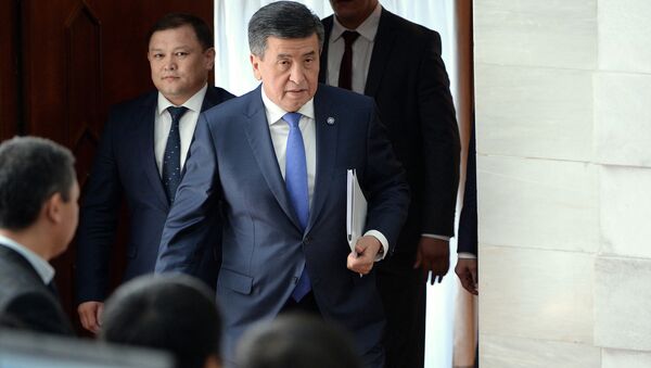 Выступление президента КР Сооронбая Жээнбекова на заседании ЖК - Sputnik Кыргызстан