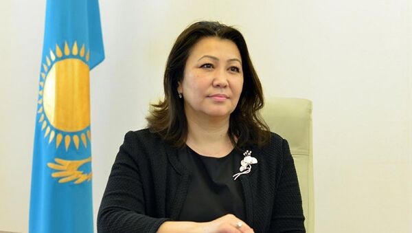 Директор Департамента науки и человеческих ресурсов Министерства здравоохранения РК Айгуль Каптагаева - Sputnik Кыргызстан