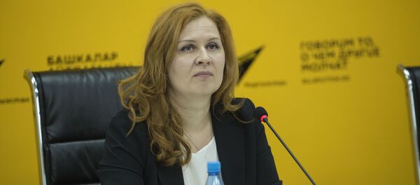 Президент Центра развития возобновляемых источников энергии и энергоэффективности КР Татьяна Веденева. Архивное фото - Sputnik Кыргызстан