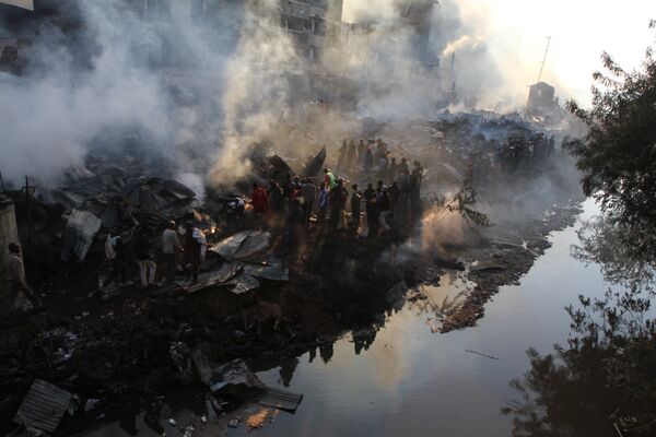 Пожар на рынке Джикомба в Найроби - Sputnik Кыргызстан