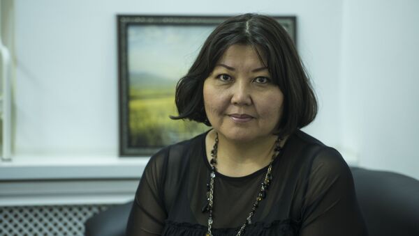 Публицист, журналист, бывший главный редактор газеты Лица Бермет Букашева - Sputnik Кыргызстан