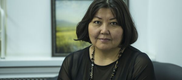 Публицист, журналист, бывший главный редактор газеты Лица Бермет Букашева Публицист, журналист, бывший главный редактор газеты Лица Бермет Букашева - Sputnik Кыргызстан