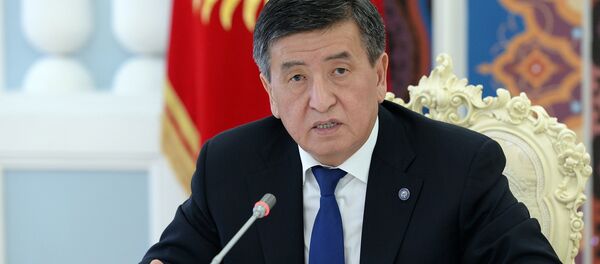 Кыргызстандын президенти Сооронбай Жээнбеков. Архив - Sputnik Кыргызстан