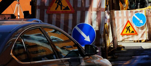 Дорожные работы в Москве - Sputnik Кыргызстан