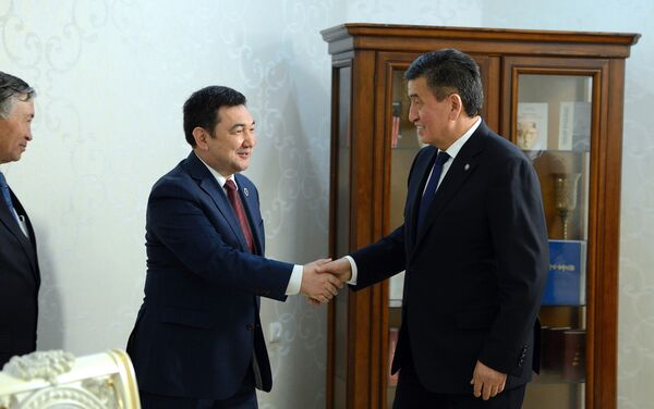 Жээнбеков принял президента Международной тюркской академии (МТА) Дархана Кадыралы - Sputnik Кыргызстан