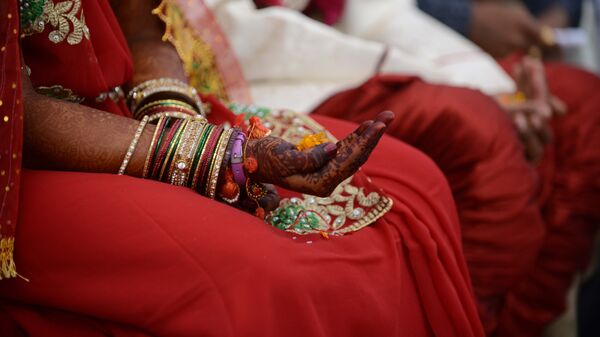 Церемония бракосочетания в Индии. Архивное фото - Sputnik Кыргызстан