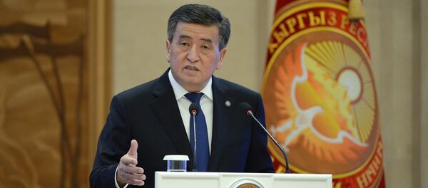 Президент Кыргызской Республики Сооронбай Жээнбеков. Архивное фото - Sputnik Кыргызстан