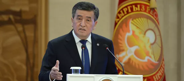 Президент Кыргызской Республики Сооронбай Жээнбеков. Архивное фото - Sputnik Кыргызстан
