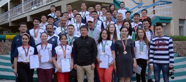 Соревнования среди спортивных журналистов Кочевник - Sputnik Кыргызстан