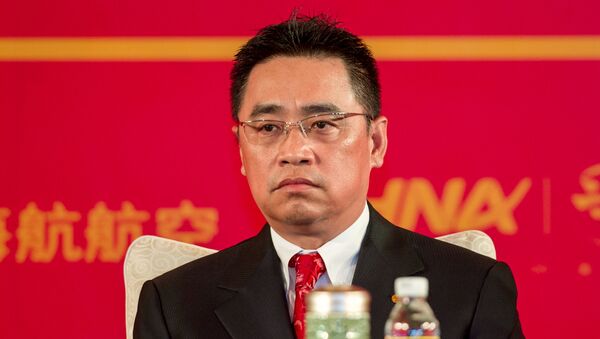 Председатель совета директоров и соучредитель китайского конгломерата Hainan Airlines (HNA) Group Ван Цзянь. Архивное фото - Sputnik Кыргызстан