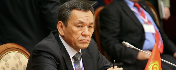 Мурдагы ички иштер министри Молдомуса Конгантиев. Архив - Sputnik Кыргызстан