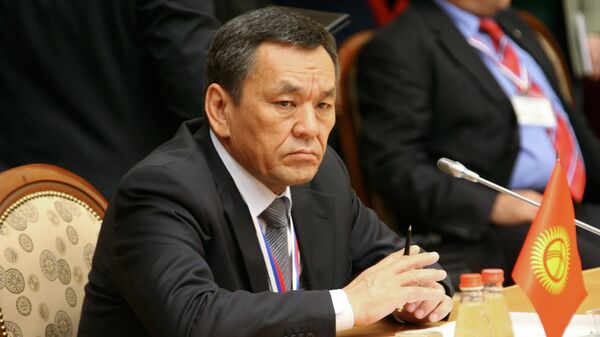 Бывший министр внутренних дел КР Молдомуса Конгантиев. Архивное фото - Sputnik Кыргызстан