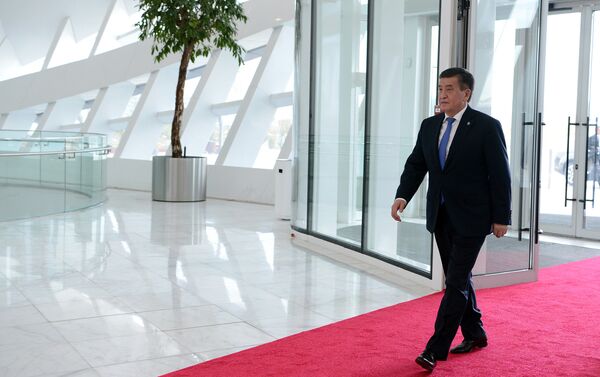 Президент Кыргызстана Сооронбай Жээнбеков с главами государств Центральной Азии принимает участие в мероприятиях, посвященных 20-летию столицы Казахстан - Sputnik Кыргызстан