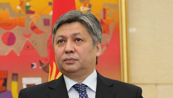 Министр МИД КР Эрлан Абдылдаев - Sputnik Кыргызстан
