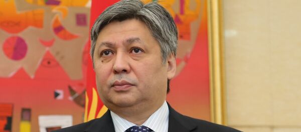 Министр МИД КР Эрлан Абдылдаев - Sputnik Кыргызстан