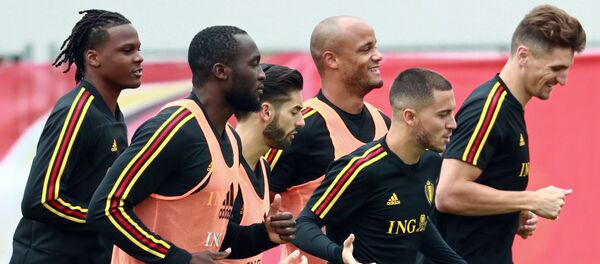 Бельгиялык футболчулар машыгуу учурунда - Sputnik Кыргызстан