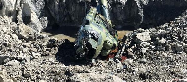 Крушение вертолета на Иссык-Куле Крушение вертолета на Иссык-Куле - Sputnik Кыргызстан