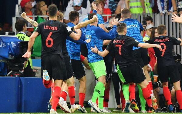 Сборная Хорватии победила команду Англии и вышла в финал Чемпионата мира по футболу - Sputnik Кыргызстан