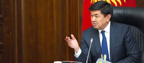 Премьер-министр КР Мухаммедкалый Абылгазиев. Архивное фото - Sputnik Кыргызстан