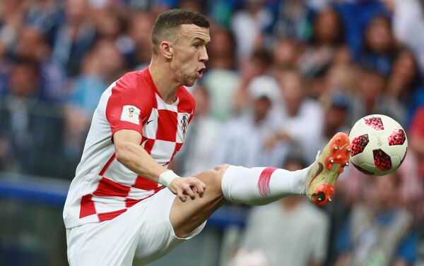 Хорваты сравняли счет на 28-й минуте. Точным ударом с левой ноги отметился Иван Перишич - Sputnik Кыргызстан