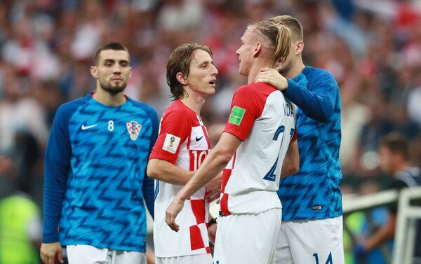Однако во оставшееся время сборная Хорватии отыграться не сумела. - Sputnik Кыргызстан