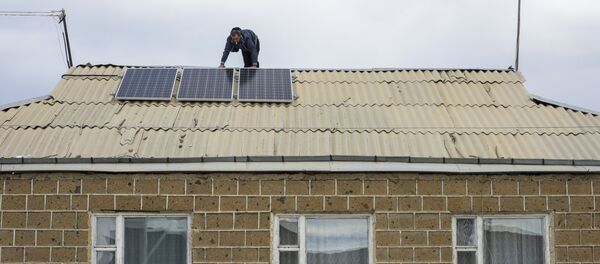 Установка солнечных батарей в Армении Установка солнечных батарей в Армении - Sputnik Кыргызстан