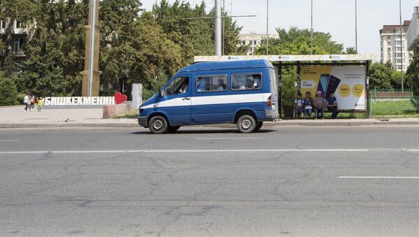 Работа маршрутного такси в Бишкеке - Sputnik Кыргызстан
