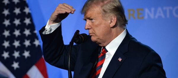 Пресс-конференция президента США Д. Трампа на саммите НАТО Пресс-конференция президента США Д. Трампа на саммите НАТО - Sputnik Кыргызстан