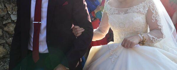 Молодожены. Архивное фото - Sputnik Кыргызстан