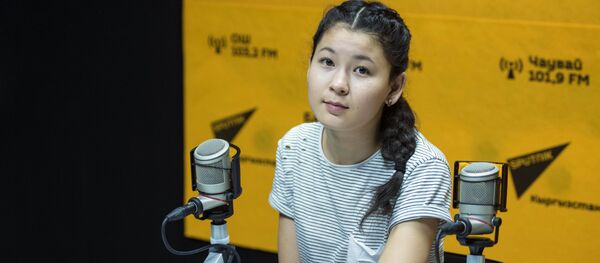 16-летняя Назбийке Керимбаева - Sputnik Кыргызстан