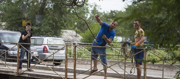 Операция по поиску шестилетнего Миши в БЧК в Бишкеке - Sputnik Кыргызстан