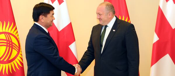 Визит премьер-министра КР Мухамметкалыя Абылгазиева в Тбилиси - Sputnik Кыргызстан