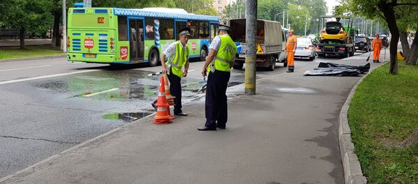 ДТП с участием кыргызстанца на юго-востоке Москвы - Sputnik Кыргызстан