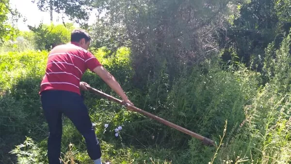 На Иссык-Куле сожгли 600 килограммов конопли На Иссык-Куле сожгли 600 килограммов конопли