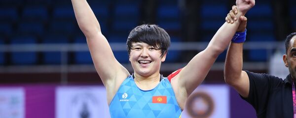 Кыргызстандык балбан кыз Мээрим Жуманазарова. Архив - Sputnik Кыргызстан