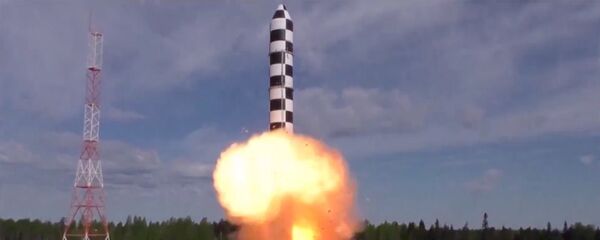 Испытание новой баллистической ракеты «Сармат» Испытание новой баллистической ракеты «Сармат» - Sputnik Кыргызстан