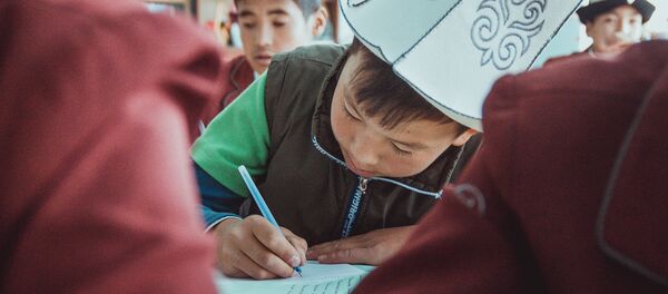 Сабактагы окуучу. Архив - Sputnik Кыргызстан