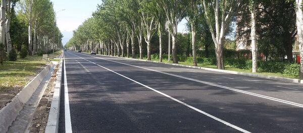 Открытие части проспекта Айтматова после ремонта Открытие части проспекта Айтматова после ремонта - Sputnik Кыргызстан